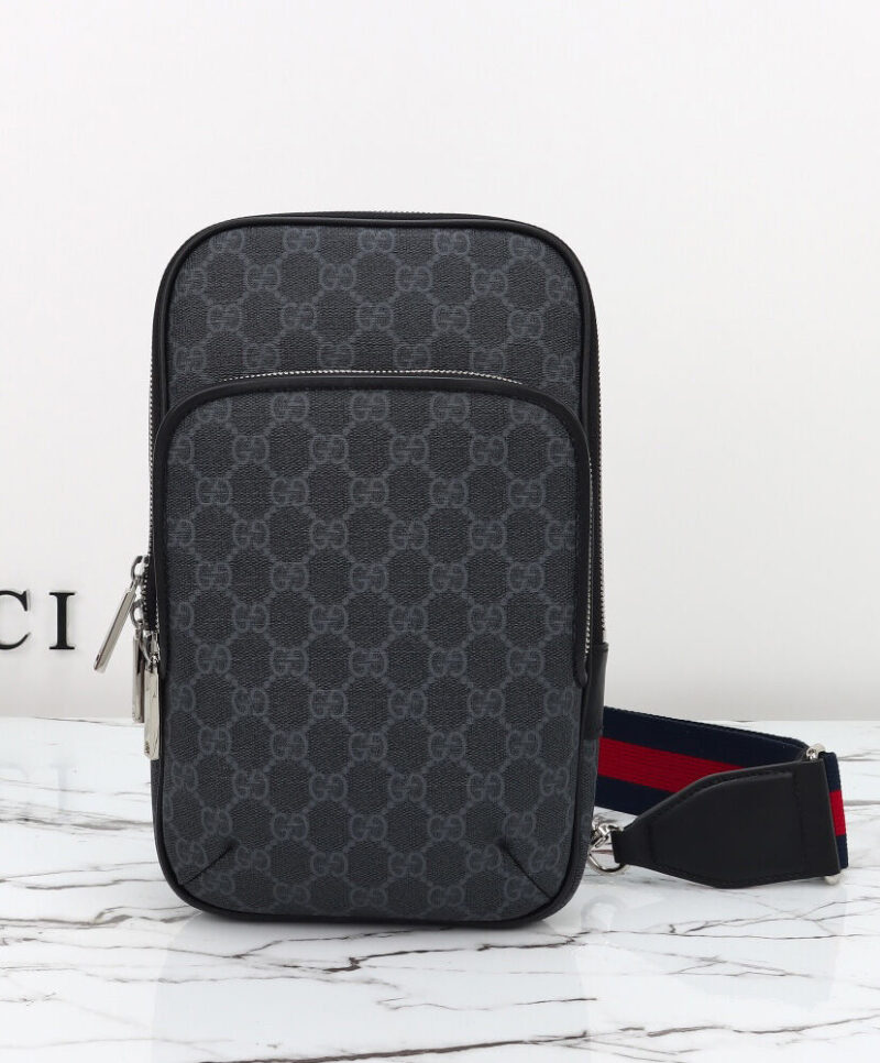 Gucci Small GG Crossbody Bag 822073 Black